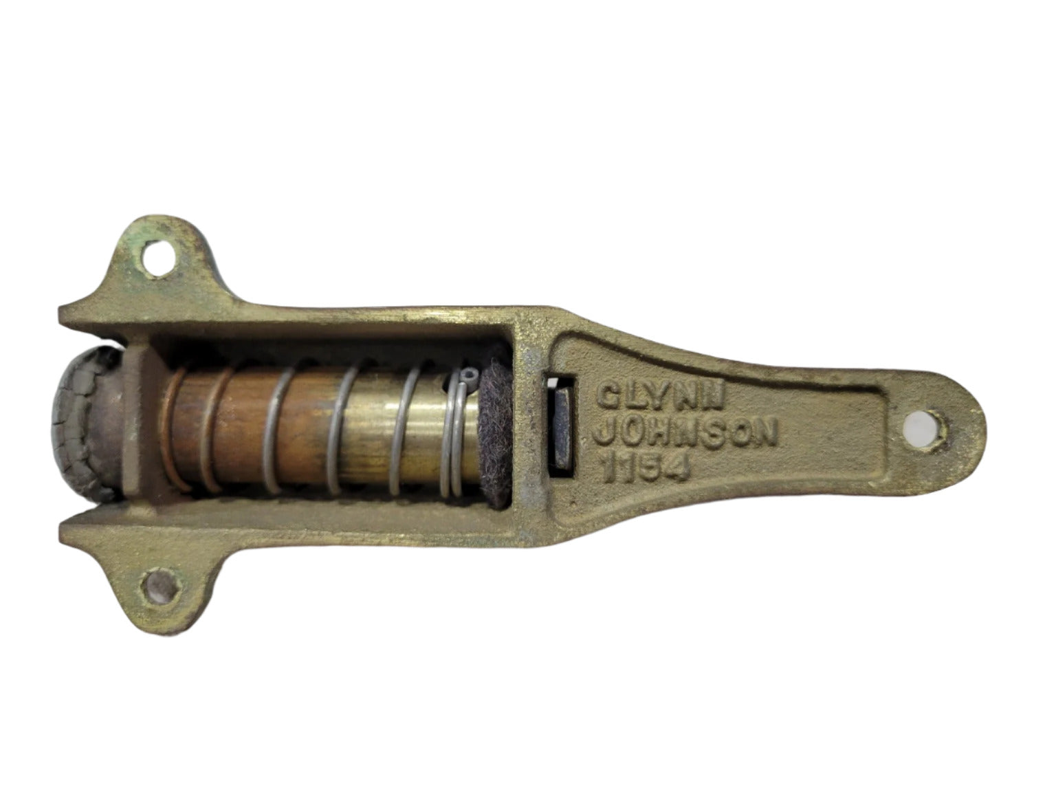 Glynn-Johnson Spring-Loaded Brass Foot Bolts – 5½" H (Price Per Each)
