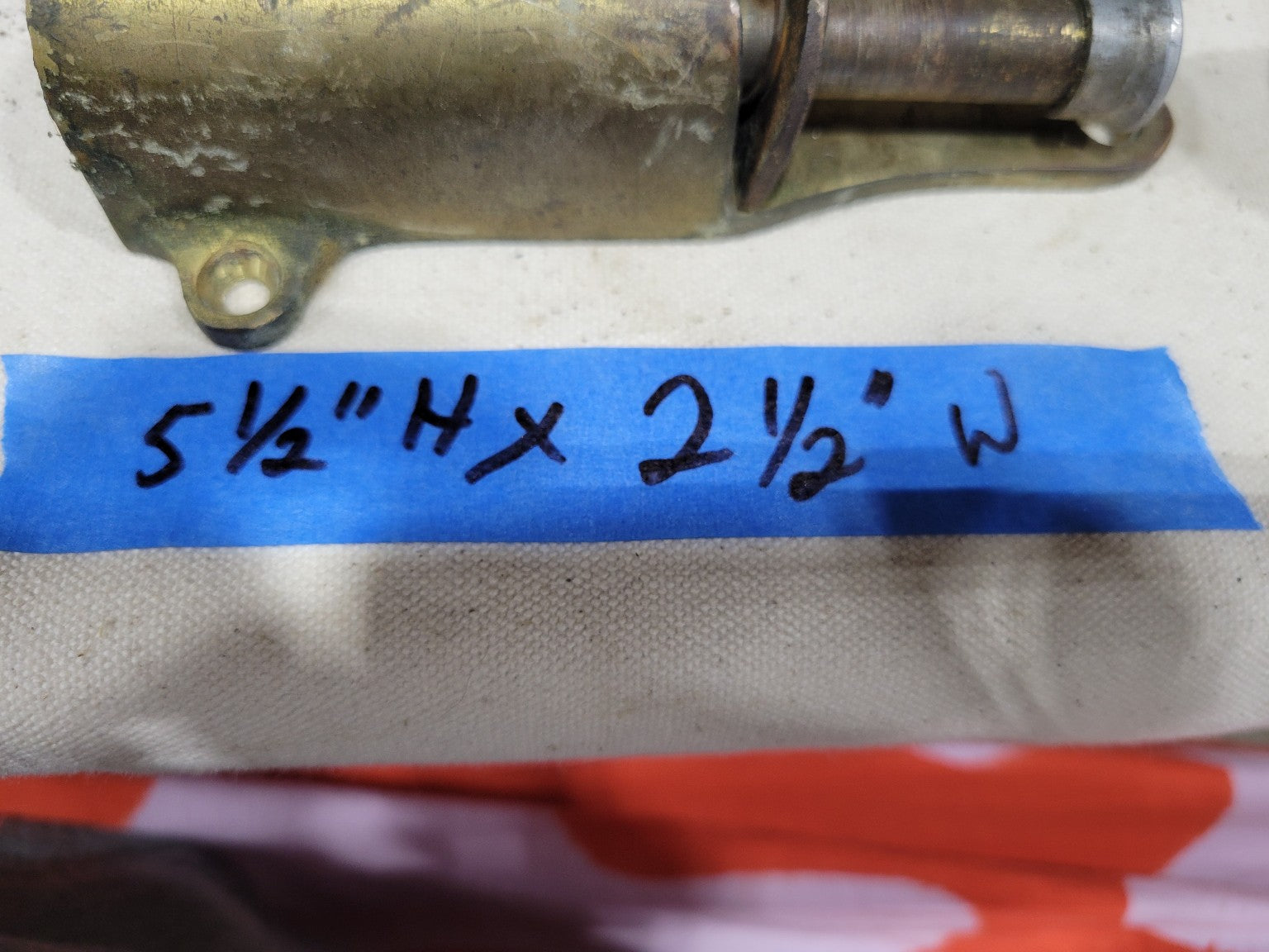 Glynn-Johnson Spring-Loaded Brass Foot Bolts – 5½" H (Price Per Each)