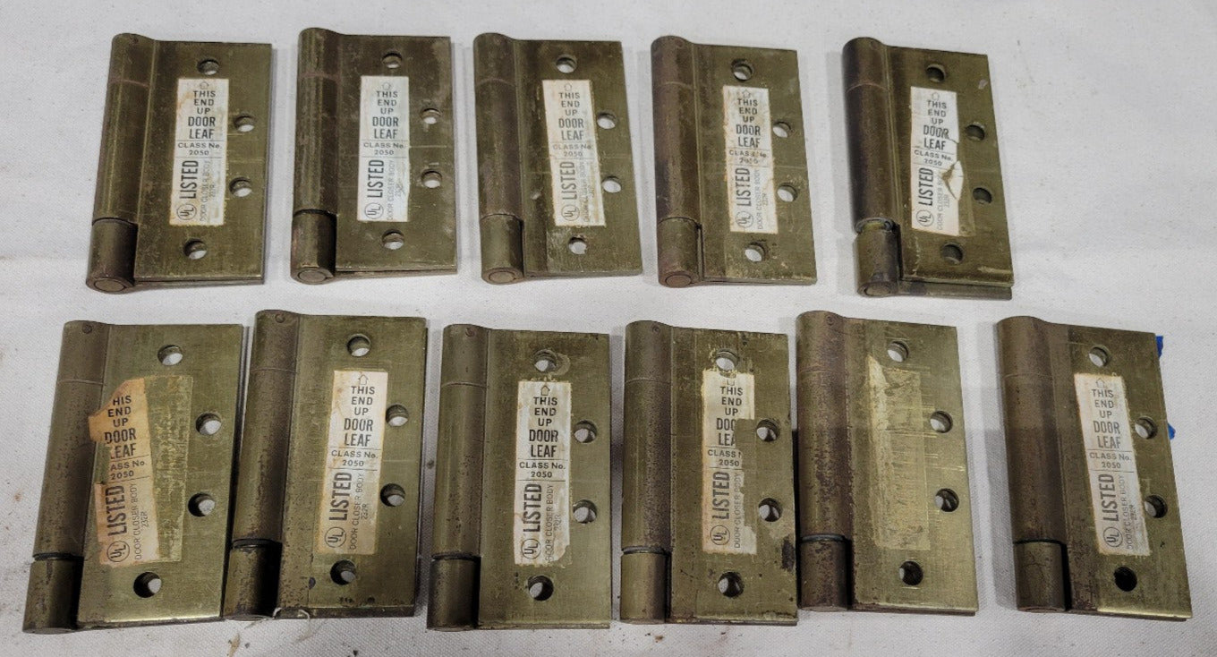 Stanley Commercial Grade Brass Spring Hinges – UL Listed Right Handed (Priced Per Each)