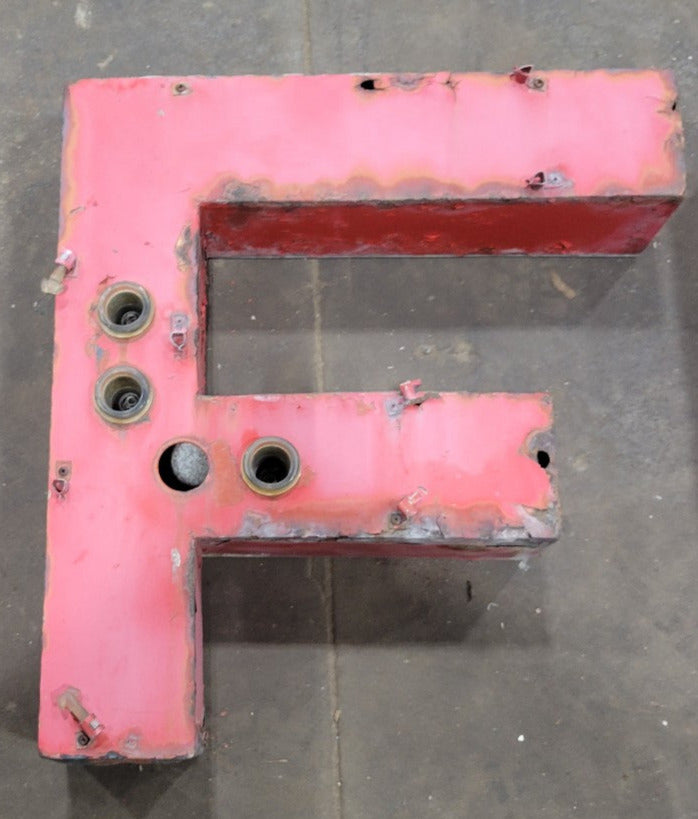 Vintage Red Channel Letters – “FURNITURE” Signage