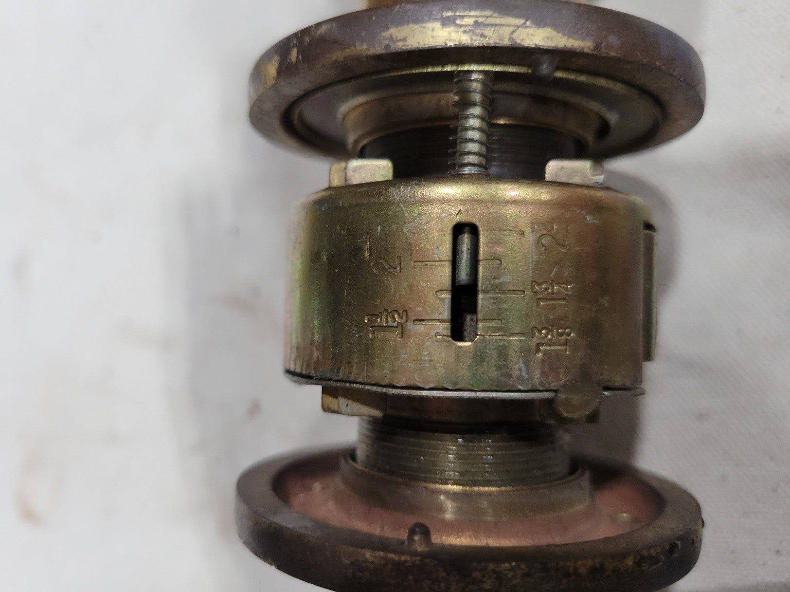 Vintage Heavy Brass Door Knob Set – 3 Ø