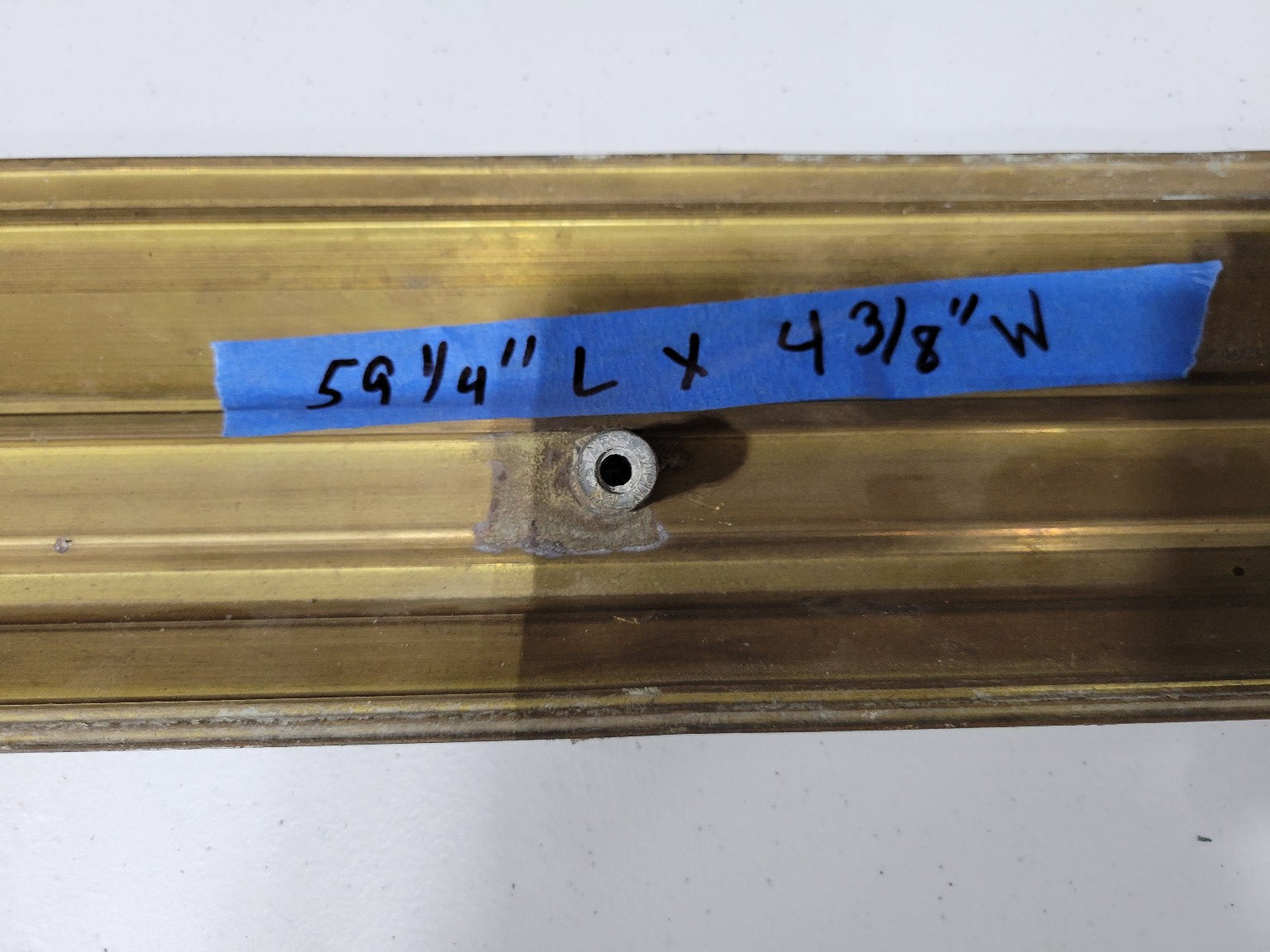 Brass Commercial Door Threshold – 59¼ x 4 38