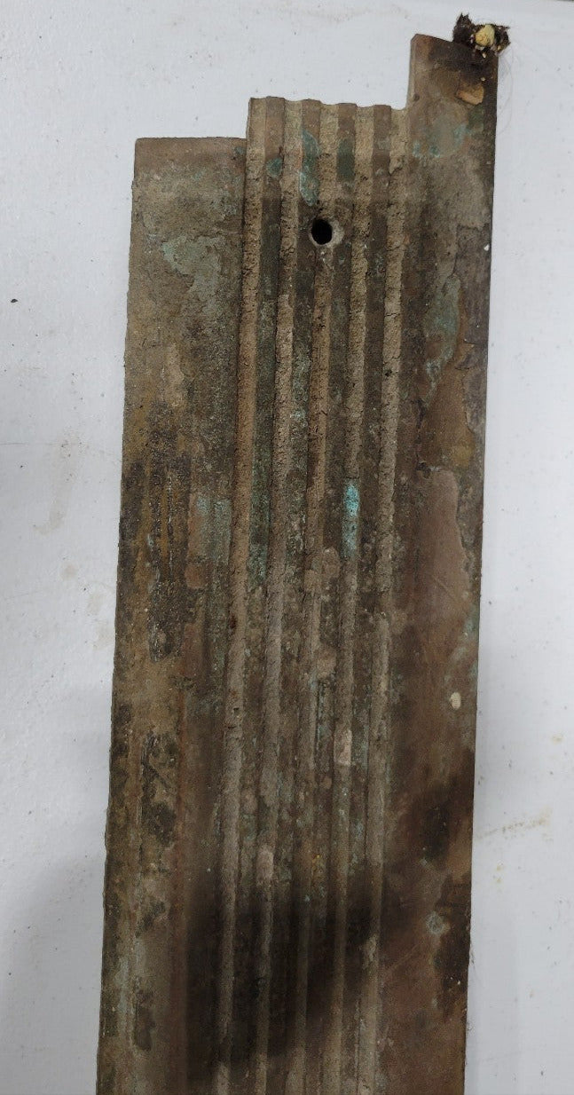 Antique Brass Door Threshold – Patina Finish – 101" Length