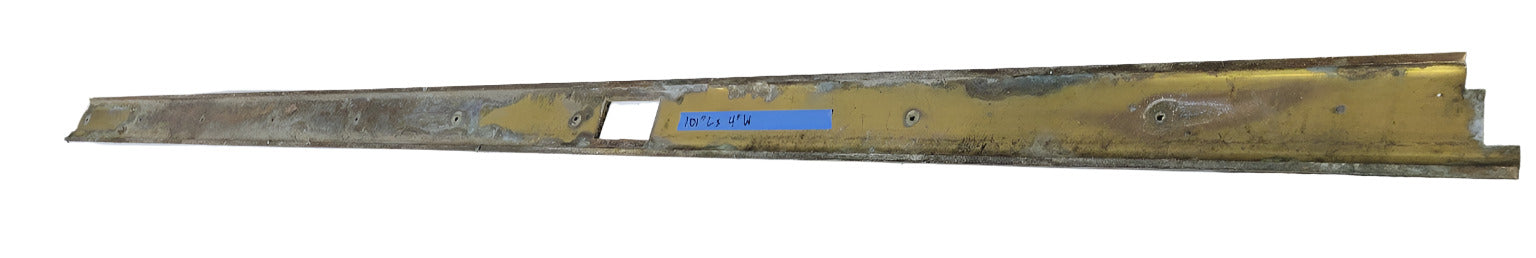 Antique Brass Door Threshold – Patina Finish – 101" Length