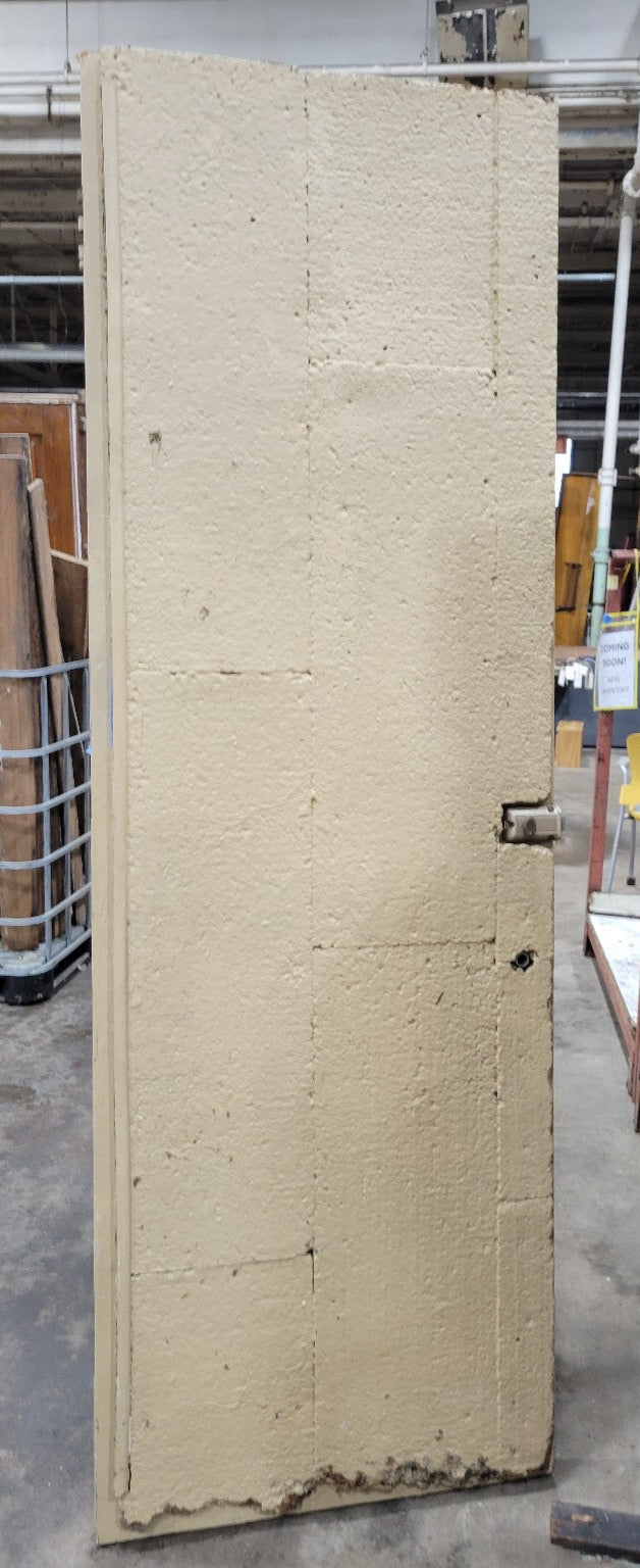 Soundproof Five-Panel Wood Door with Reinforced Back – 30" x 89" – Left Hand