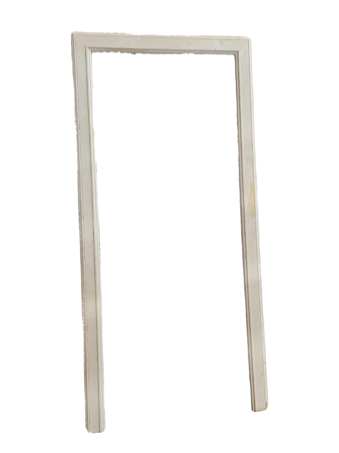 Cream Painted Wood Door Surround with Raised Bead Moulding