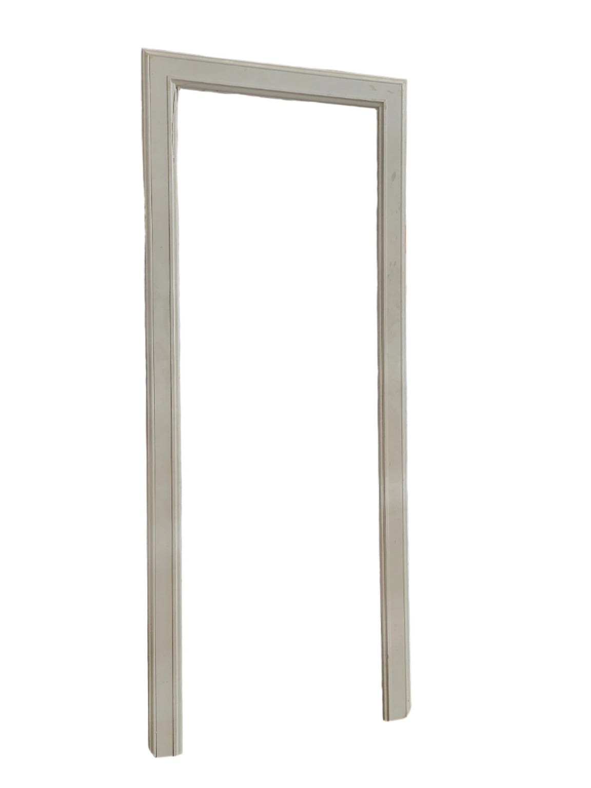 Cream Painted Door Surround with Double Trim Profile – Raised Edge Inset