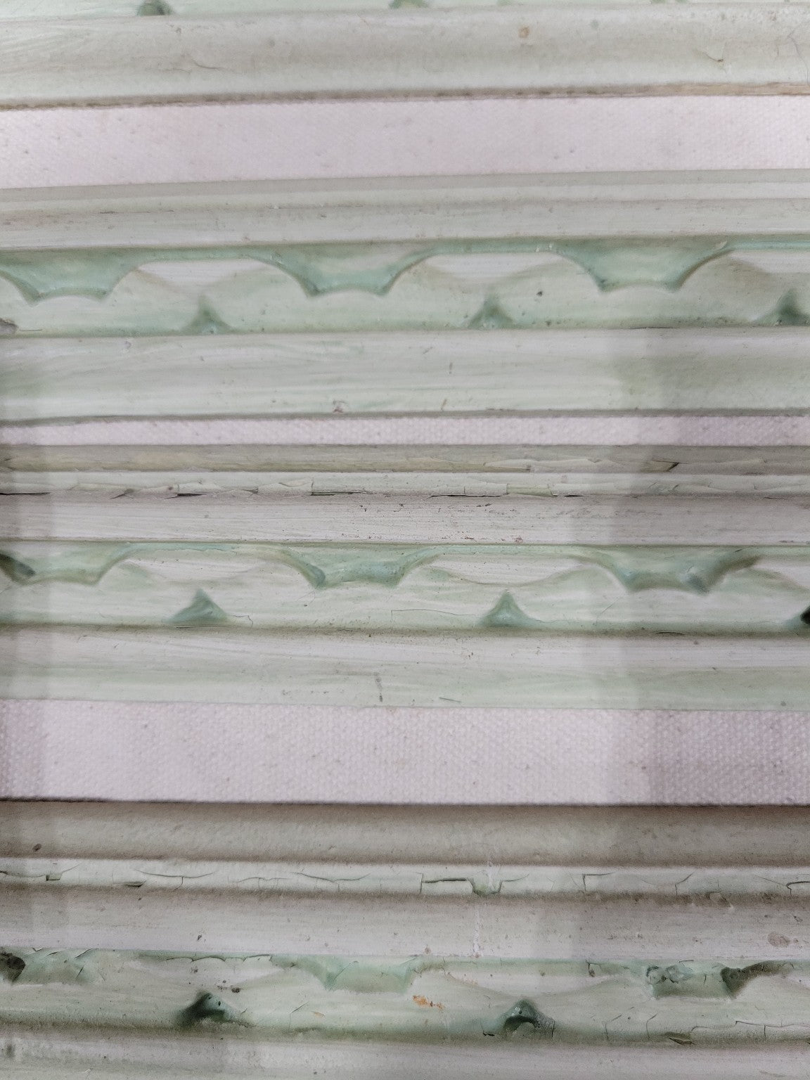 Lot of Painted Salvaged Mouldings – Mixed Sizes