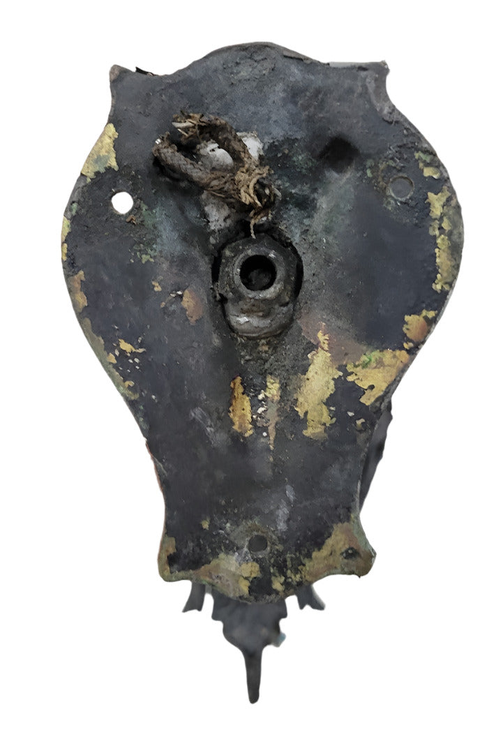 Ornate Cast Brass Outdoor Wall Lantern – Decorative Leaf & Scroll Design