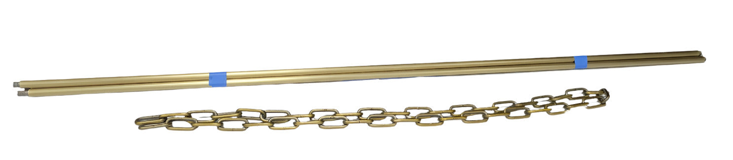 Complete Brass Light Mounting Kit – Chain, Rods, and Canopy Hardware
