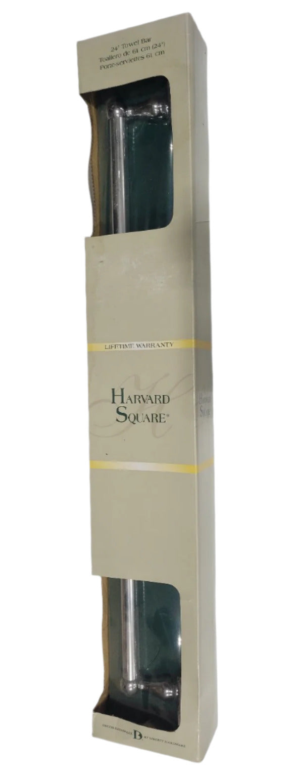 Harvard Square 24" Towel Bar – Polished Chrome