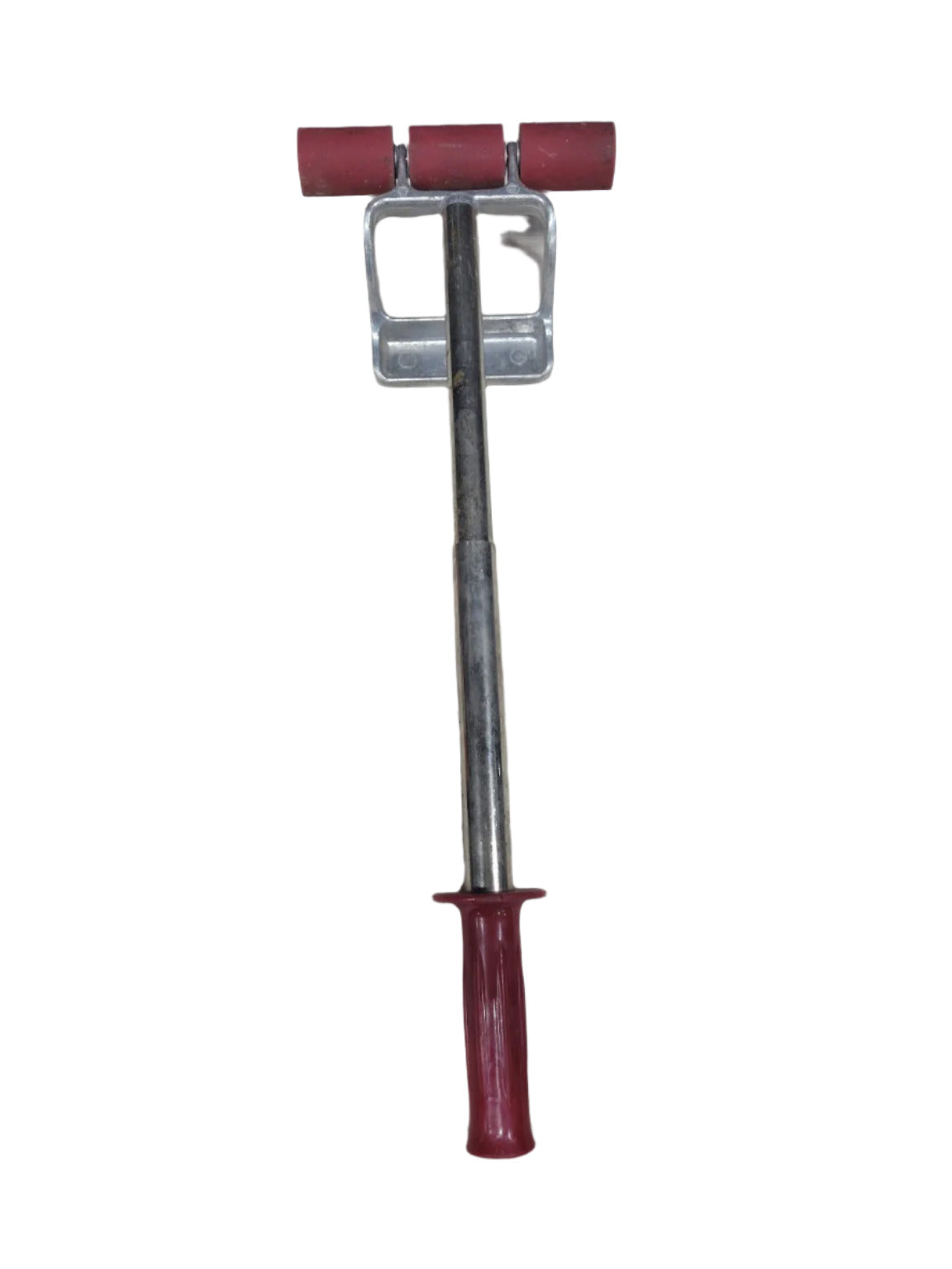 Handheld Flooring Seam Roller – 3-Wheel Design
