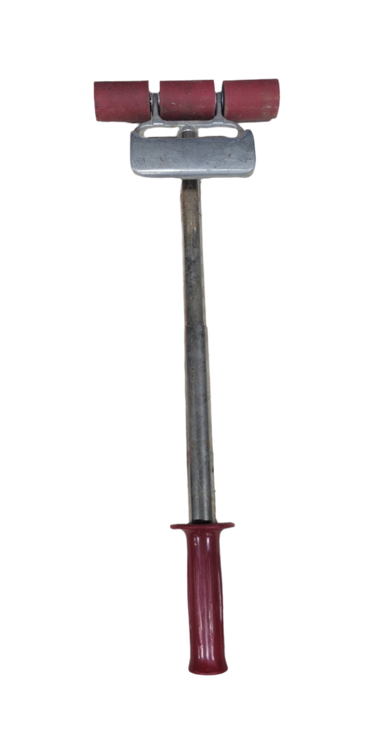 Handheld Flooring Seam Roller – 3-Wheel Design
