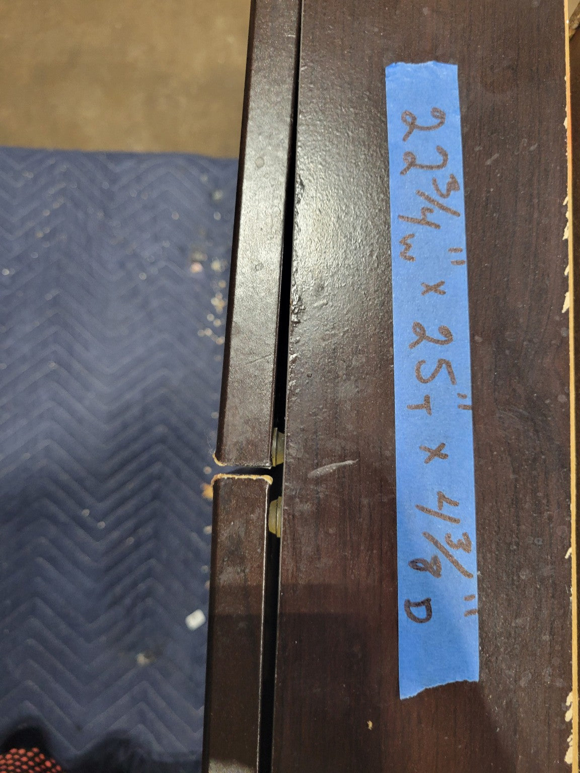 Contemporary Espresso Double-Door Mirrored Medicine Cabinet