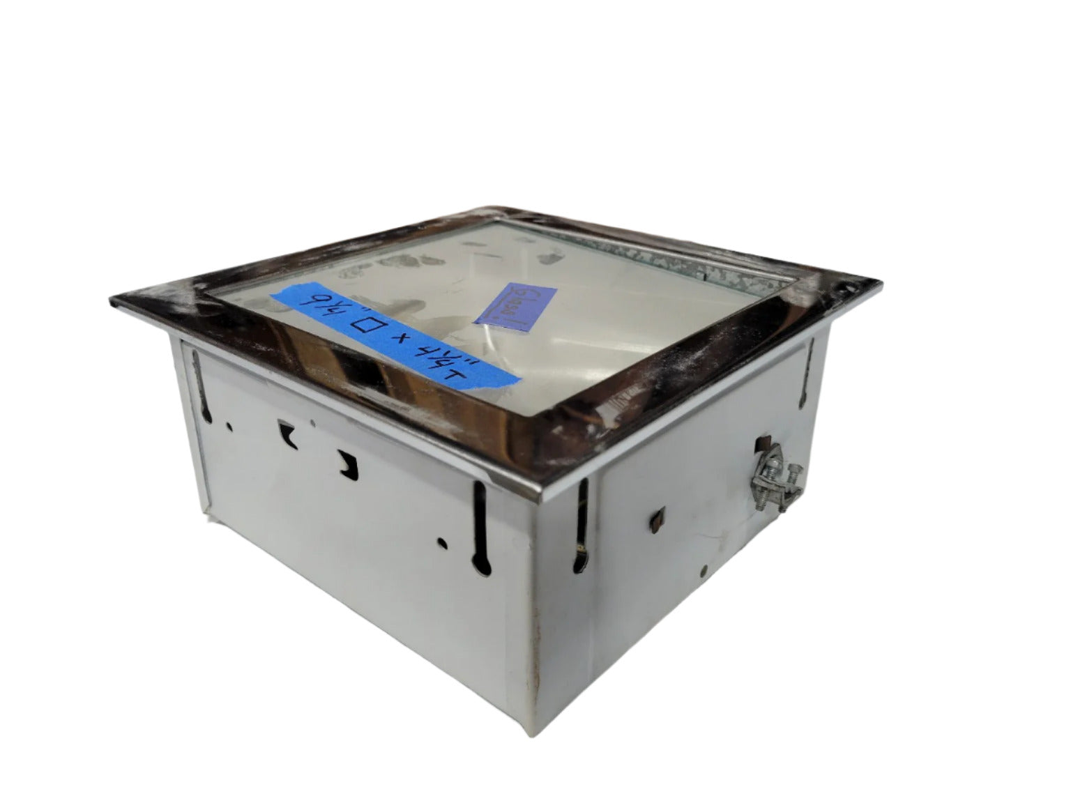 Recessed Ceiling Light Fixture – 9 ¼" Square with Glass Lens