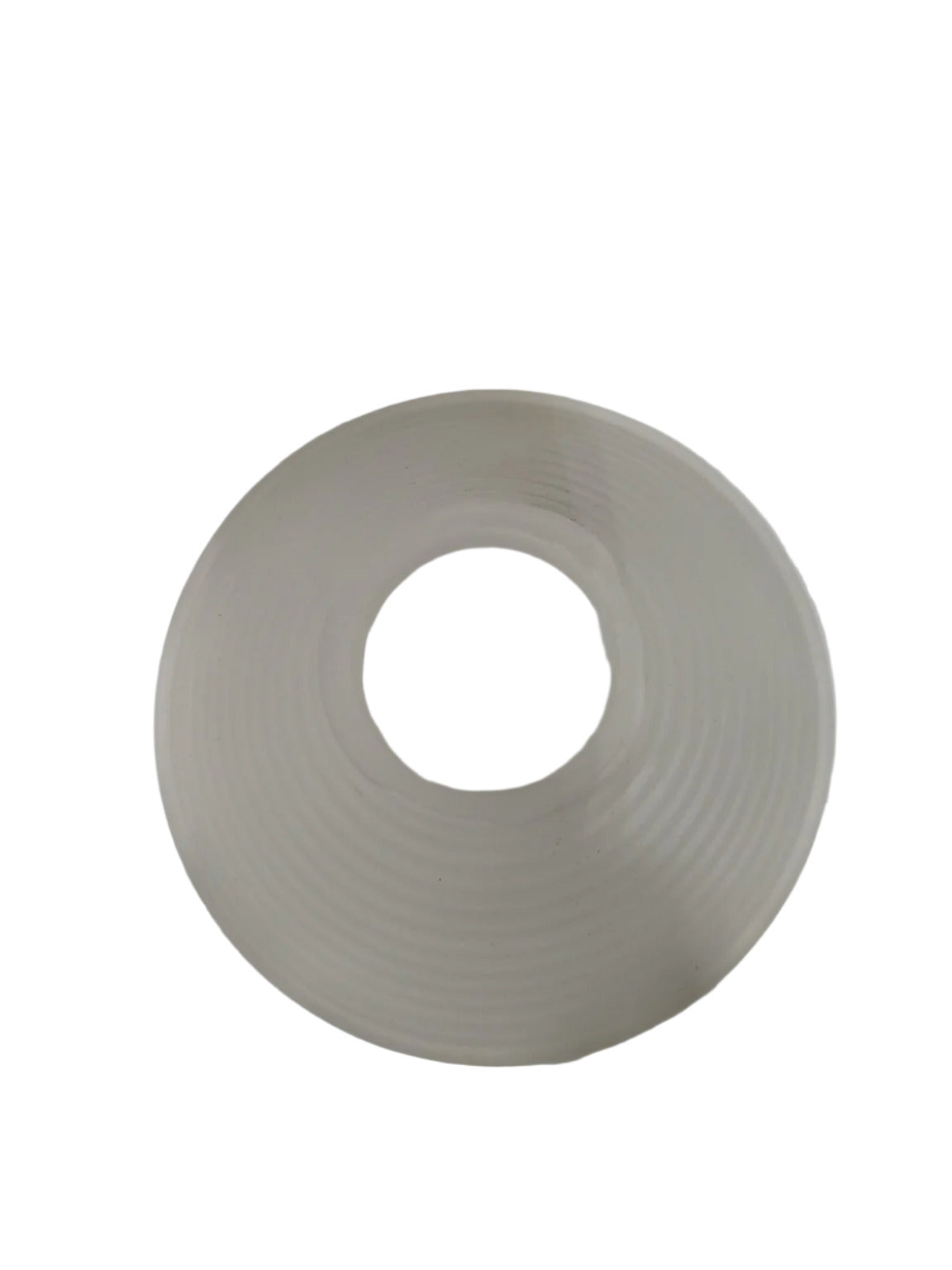 Frosted Ribbed Glass Light Shade – 5 ⅞" Diameter x 2 ⅞" Tall