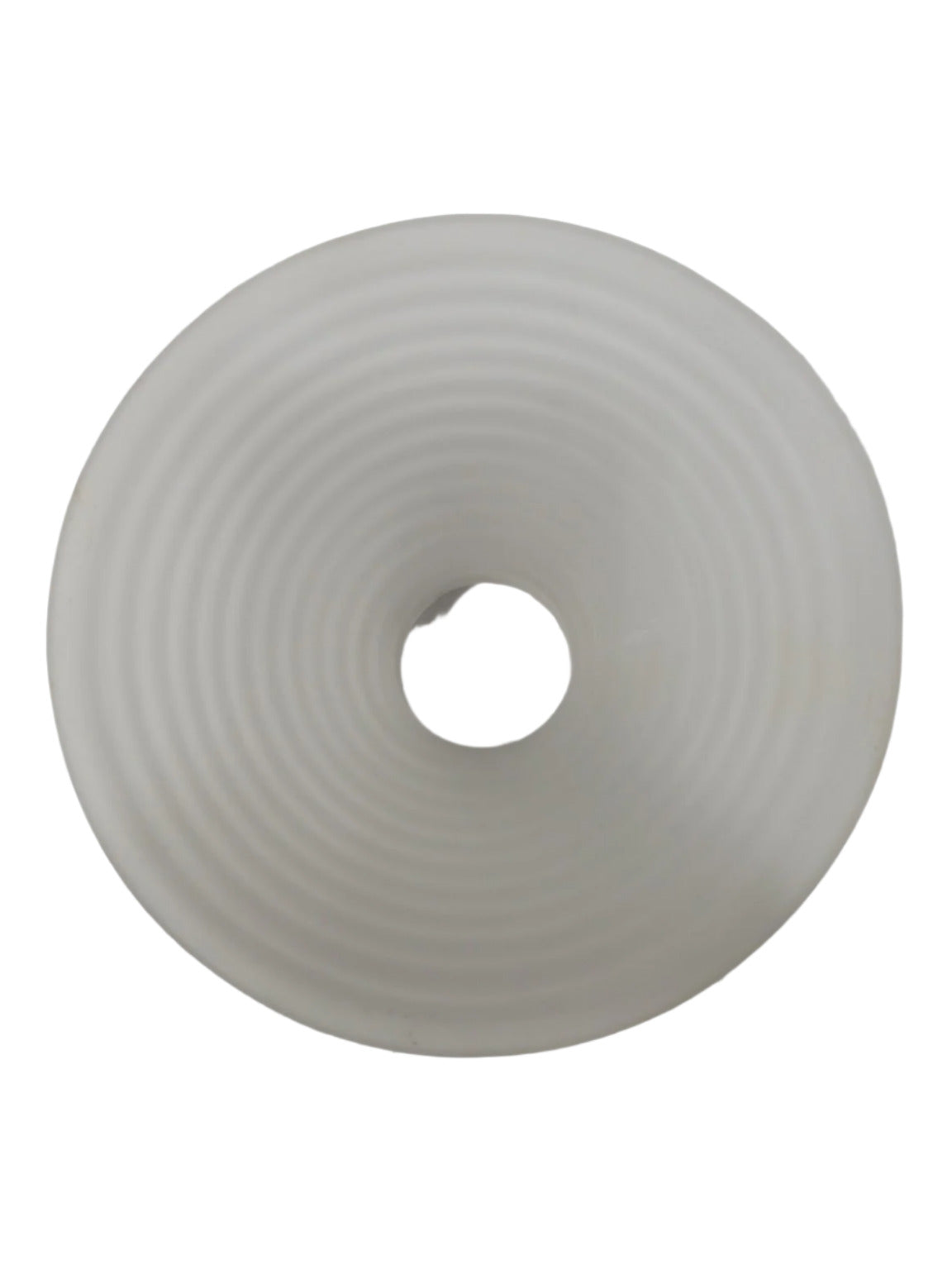 Frosted Ribbed Glass Light Shade – 5 ⅞" Diameter x 2 ⅞" Tall