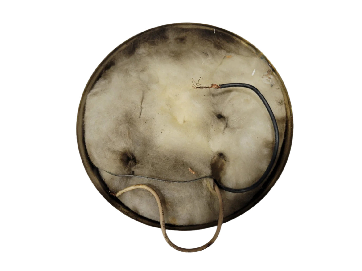 Brass Base Dome Light Fixture with Frosted Glass – 7 ¾" Diameter x 4 ¾" Tall