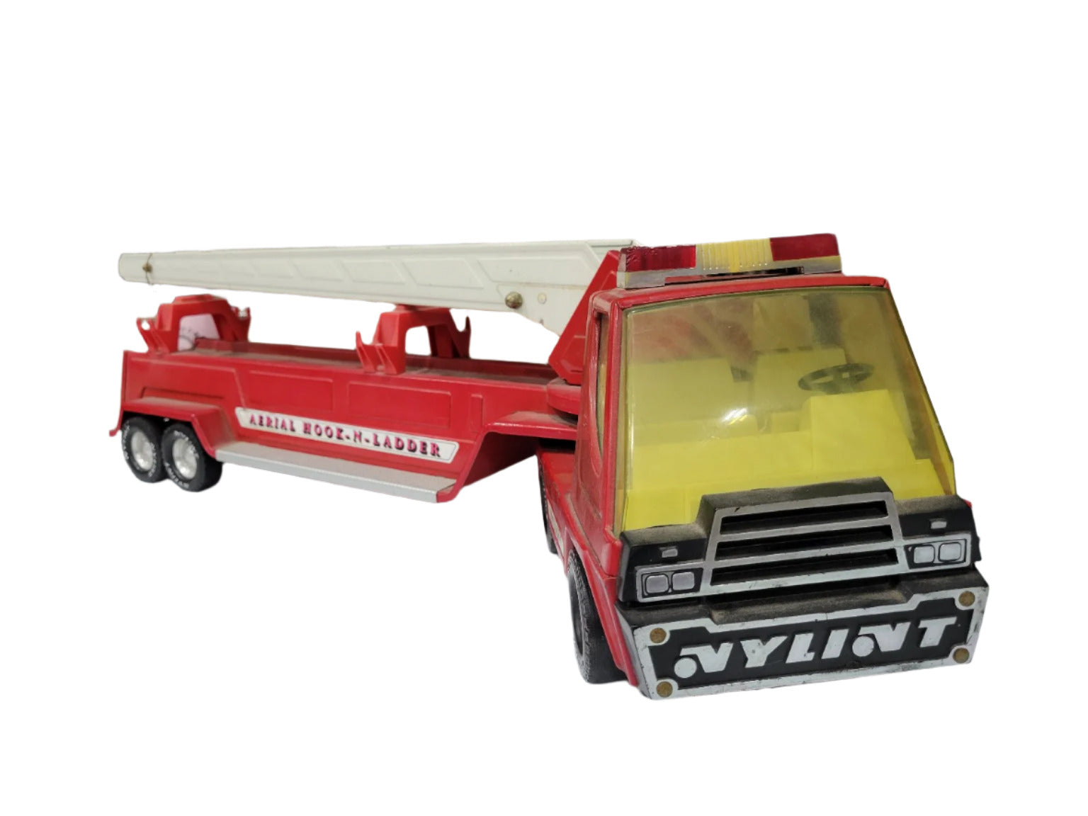 Vintage Nylint Aerial Hook-N-Ladder Fire Truck – Metal Toy