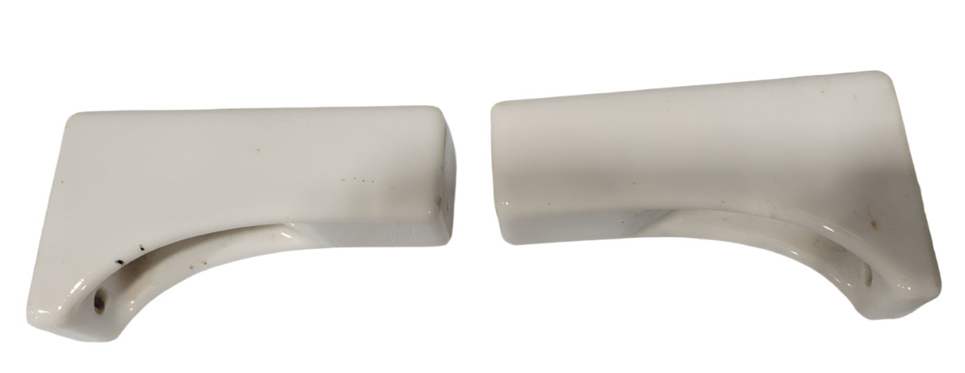 Vintage Porcelain Toilet Paper Holder Arms – Wall Mount Set (Spindle Missing)