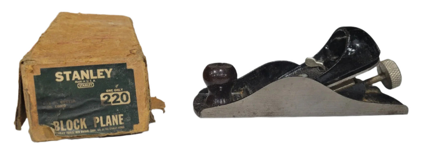 Stanley No. 220 Block Plane – Original Box