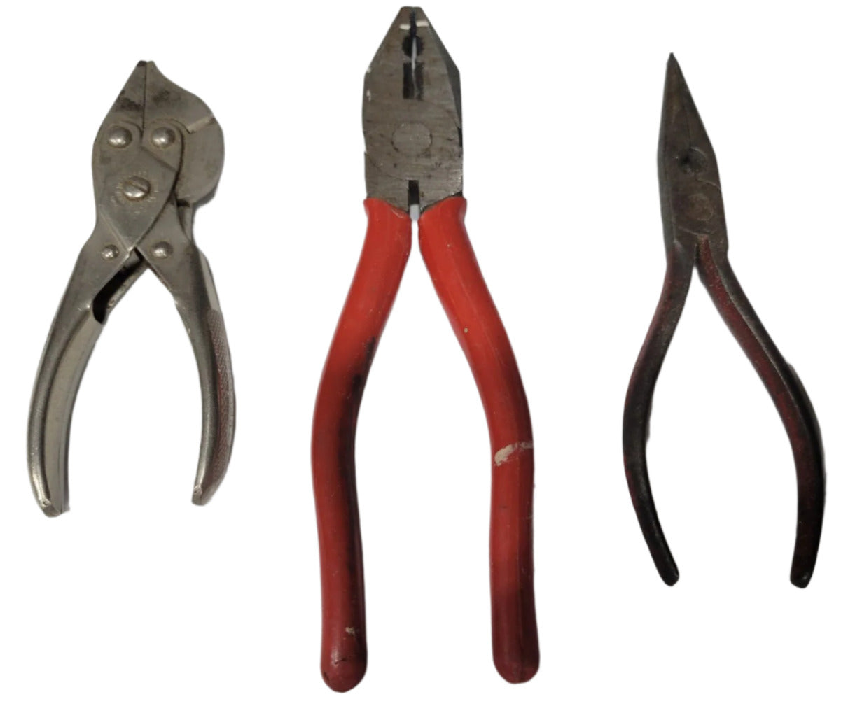 Set of 3 Assorted Pliers – 7" Max Length, Assorted Sizes