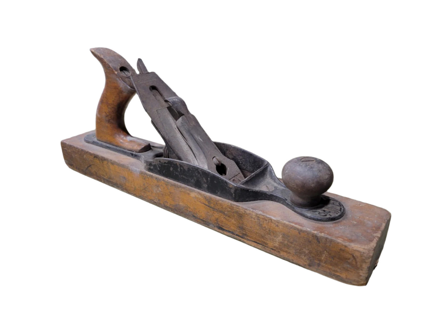 Union Bailey No. 7C Wood Bottom Jointer Plane – 15"