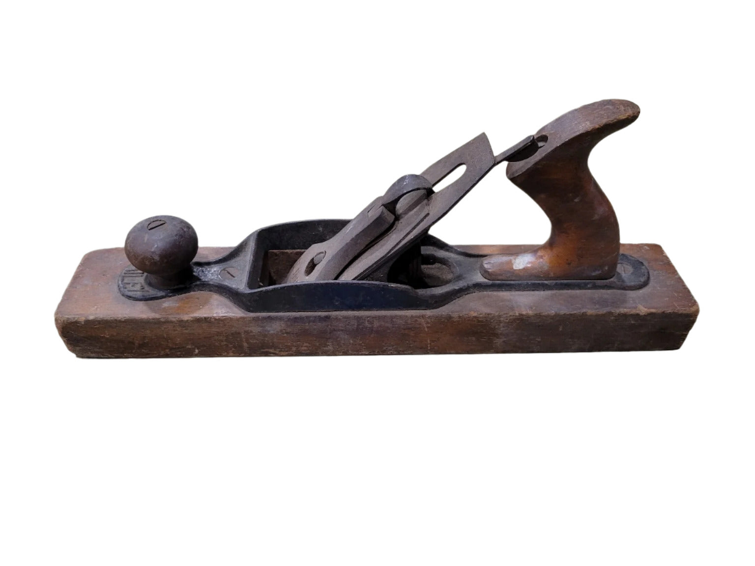 Union Bailey No. 7C Wood Bottom Jointer Plane – 15"