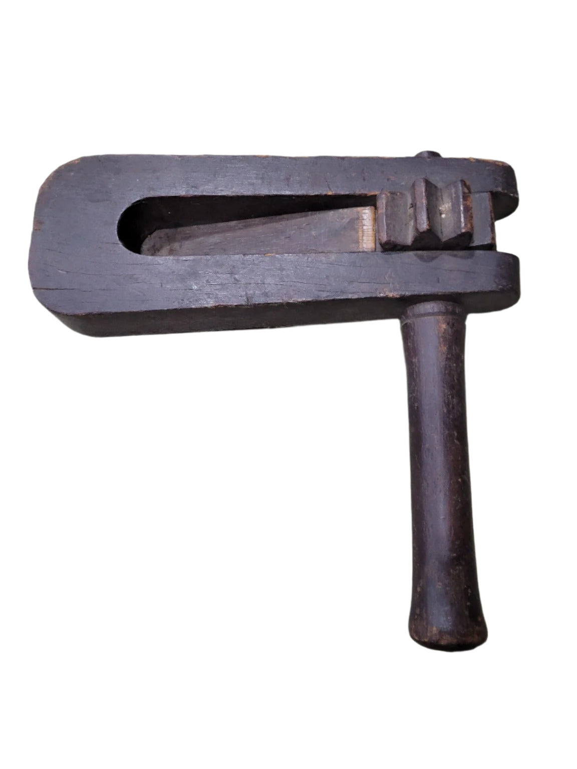 Antique Wooden Noisemaker – 10"