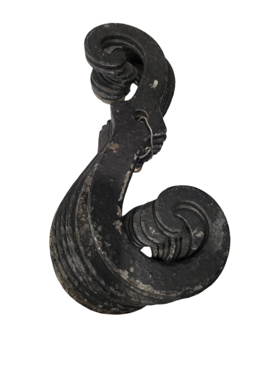 Set of 9 Cast Iron Scroll Brackets – 8" x 3" Architectural Salvage