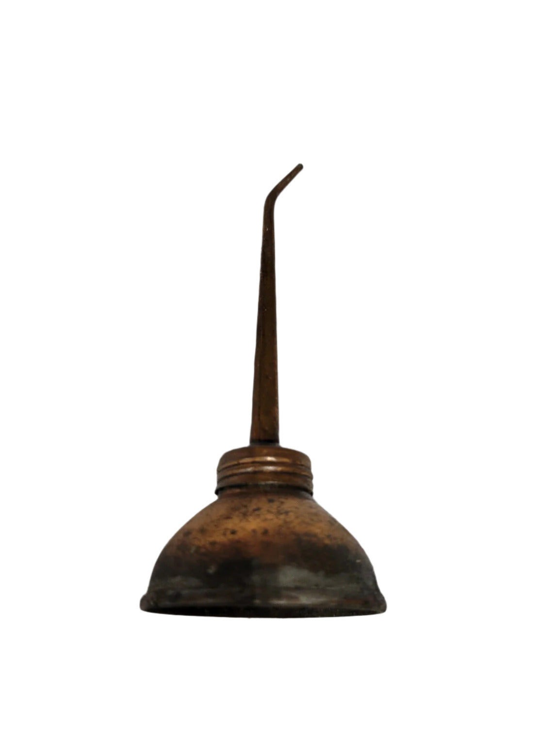 Vintage Brass Oil Can – 4 ½" Tall with Angled Spout