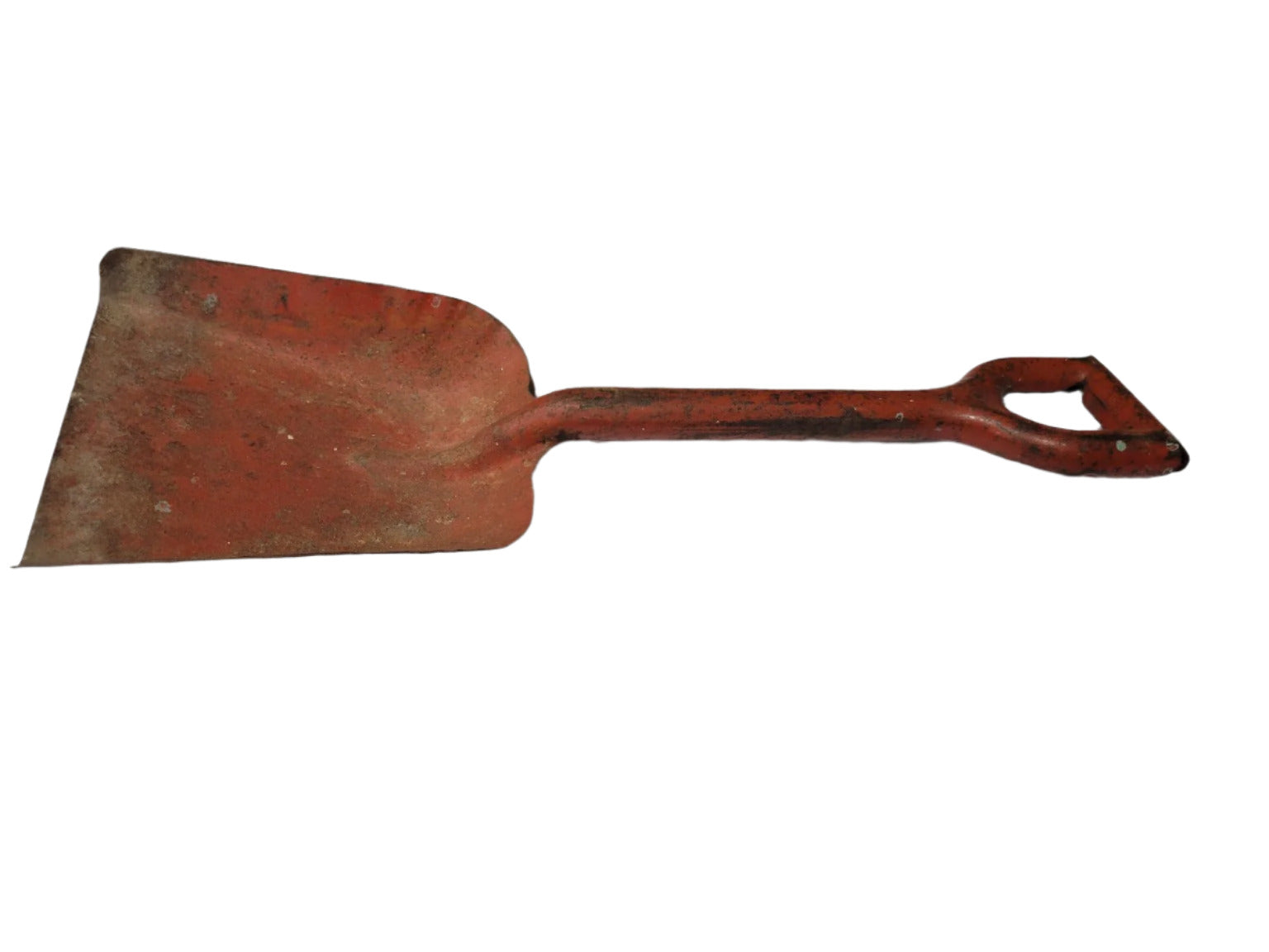 Vintage Red Painted Metal Toy Coal Shovel – 11 ¾"