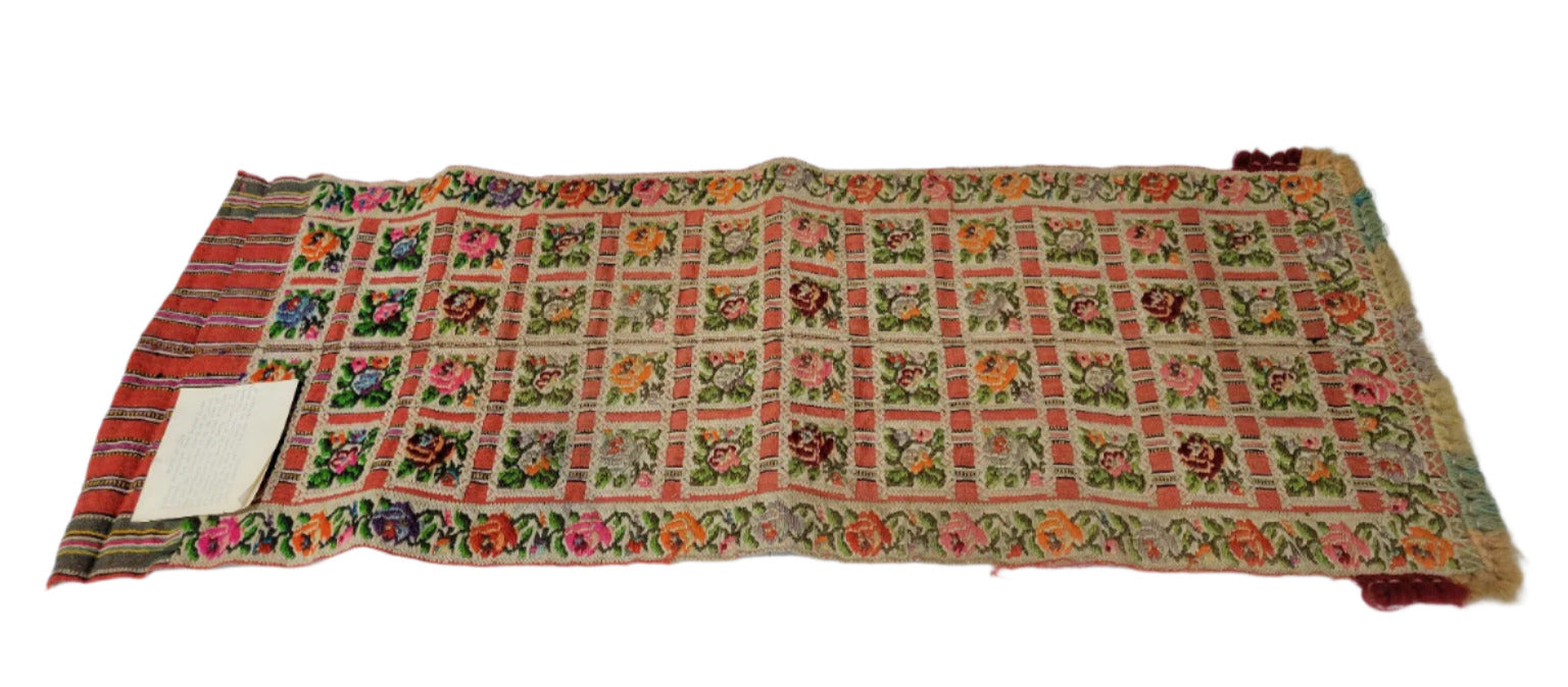 Vintage Gujarati Wedding Textile – “Token of Love” Embroidered Dowry Cloth