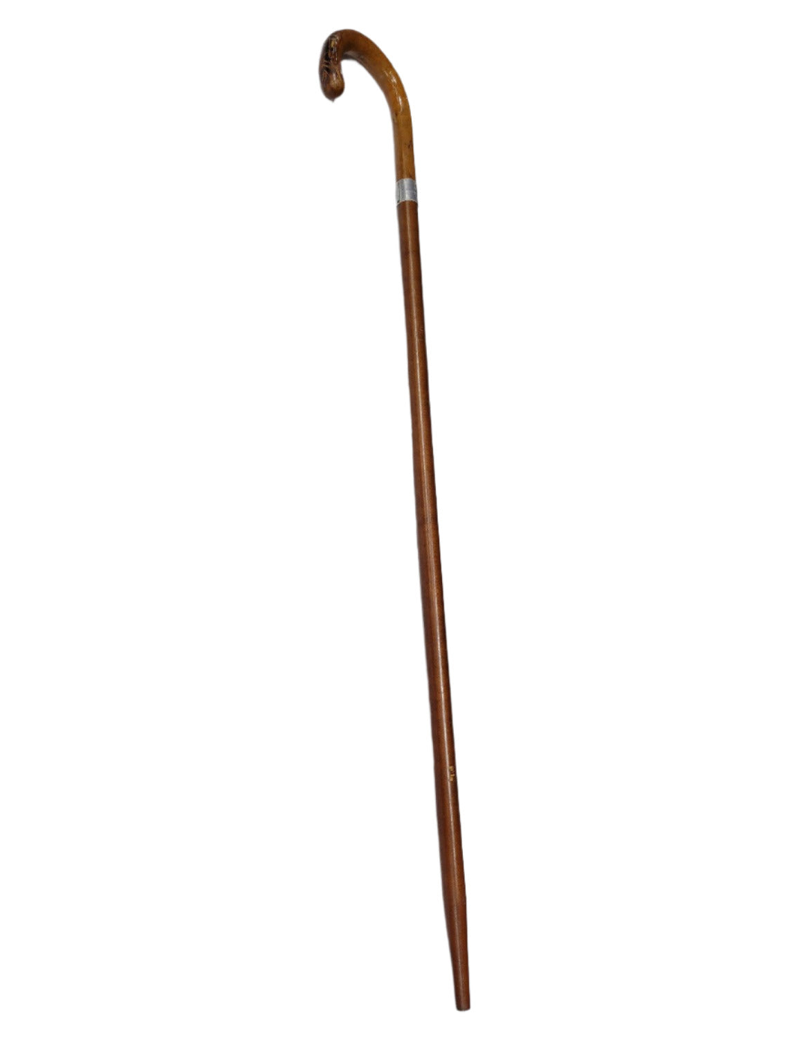 Carved Crook Handle Walking Stick – 36 ¼" L