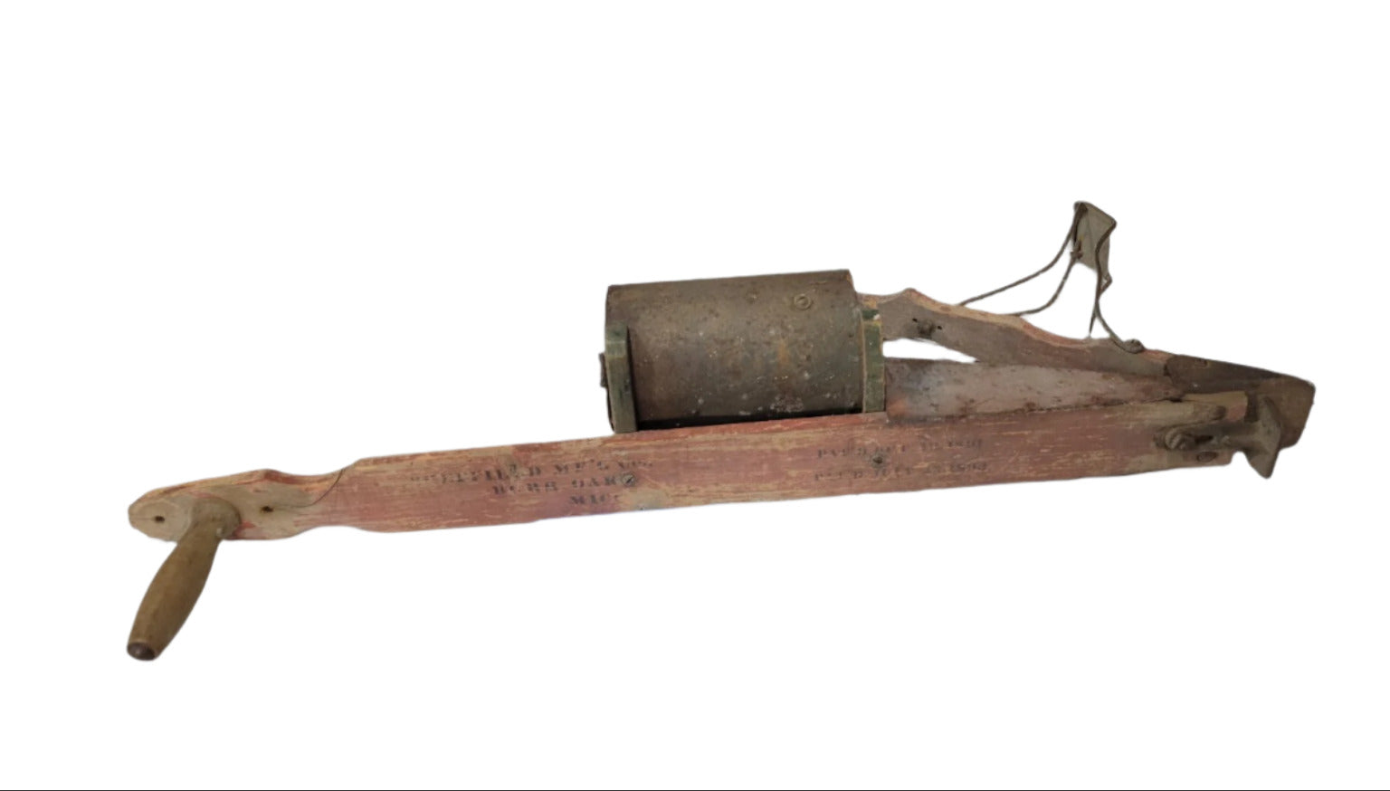 Antique “The American Standard” Cast Iron & Wood Squirrel Trap – Pat. 1898