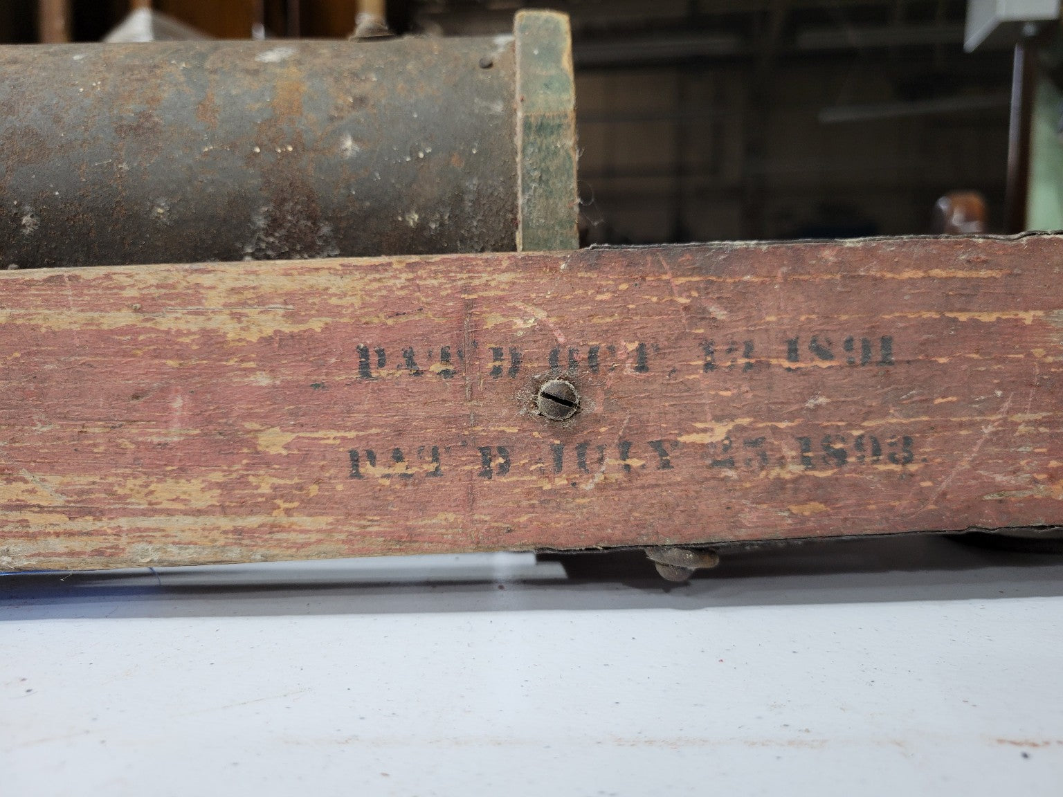 Antique “The American Standard” Cast Iron & Wood Squirrel Trap – Pat. 1898