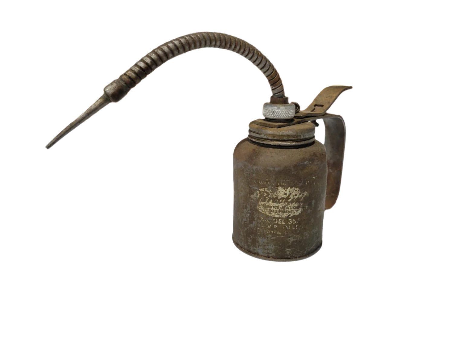 Vintage Brodin Pump Oiler – Model 35 with Flexible Nozzle