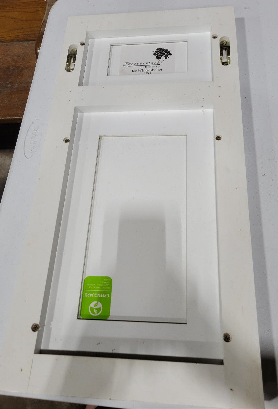 Forevermark Ice White Shaker Cabinet Door – 12" x 24"