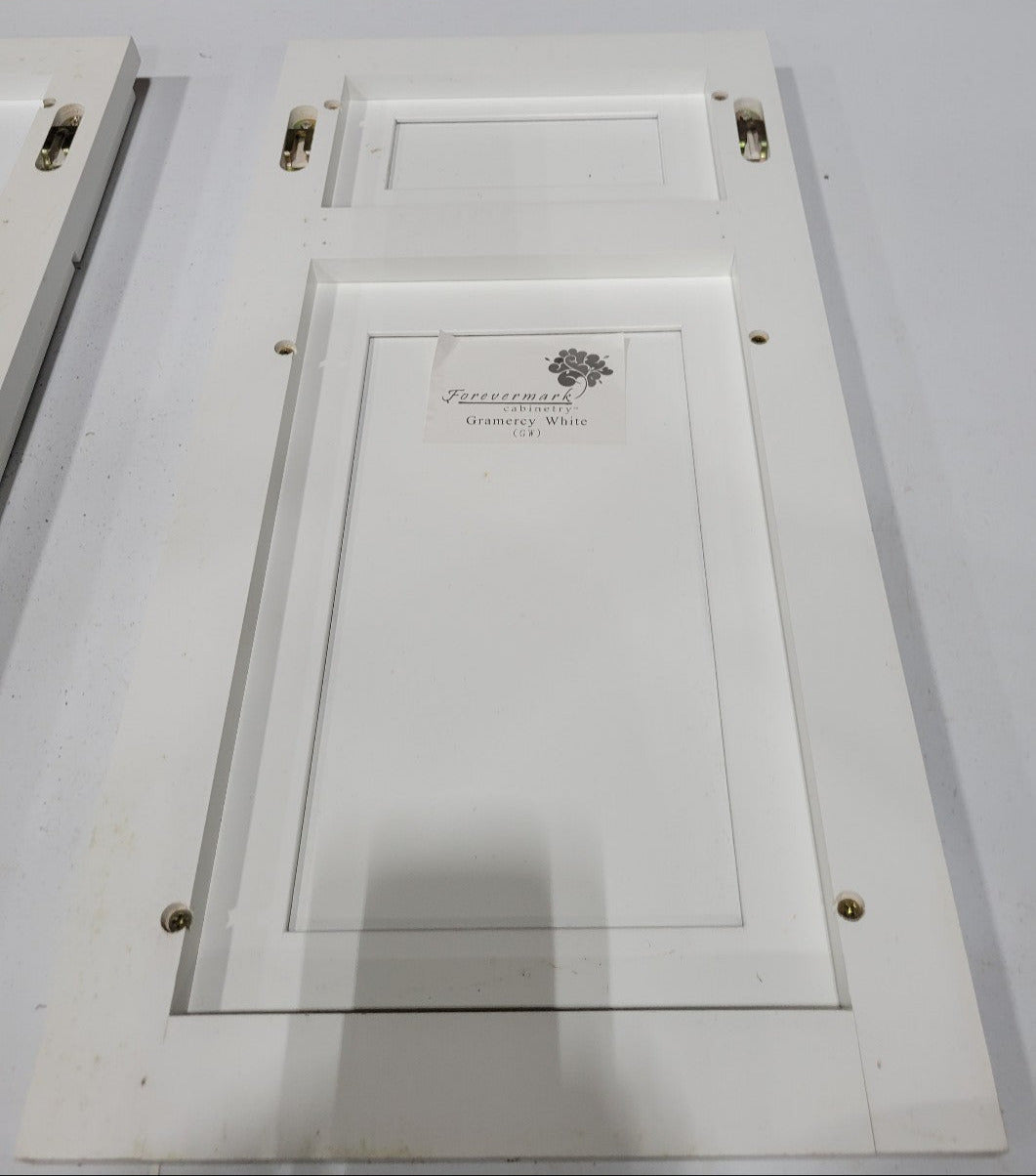 Forevermark Gramercy White Cabinet Door – 12" x 24"