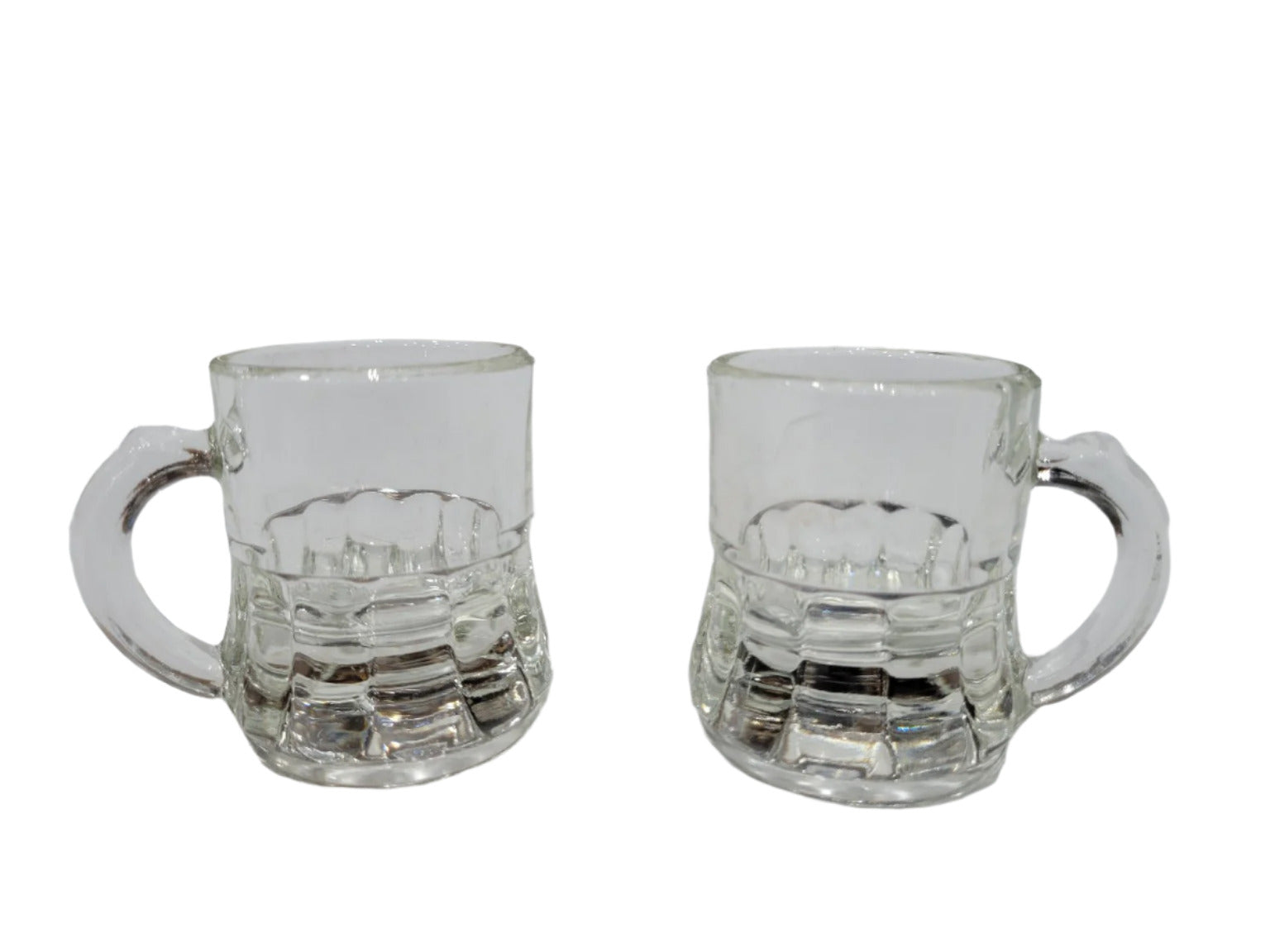 Miniature Clear Glass Beer Mugs – Set of 2