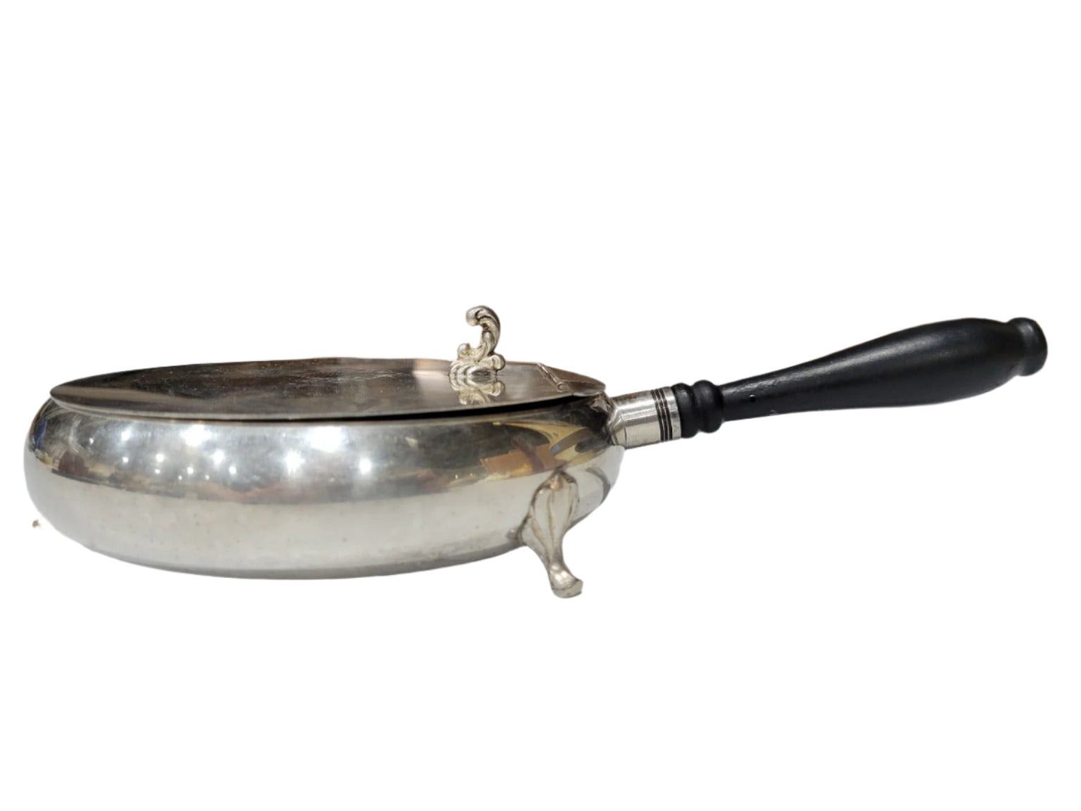Vintage Oneida LTD Silverplate Crumb Butler with Wood Handle