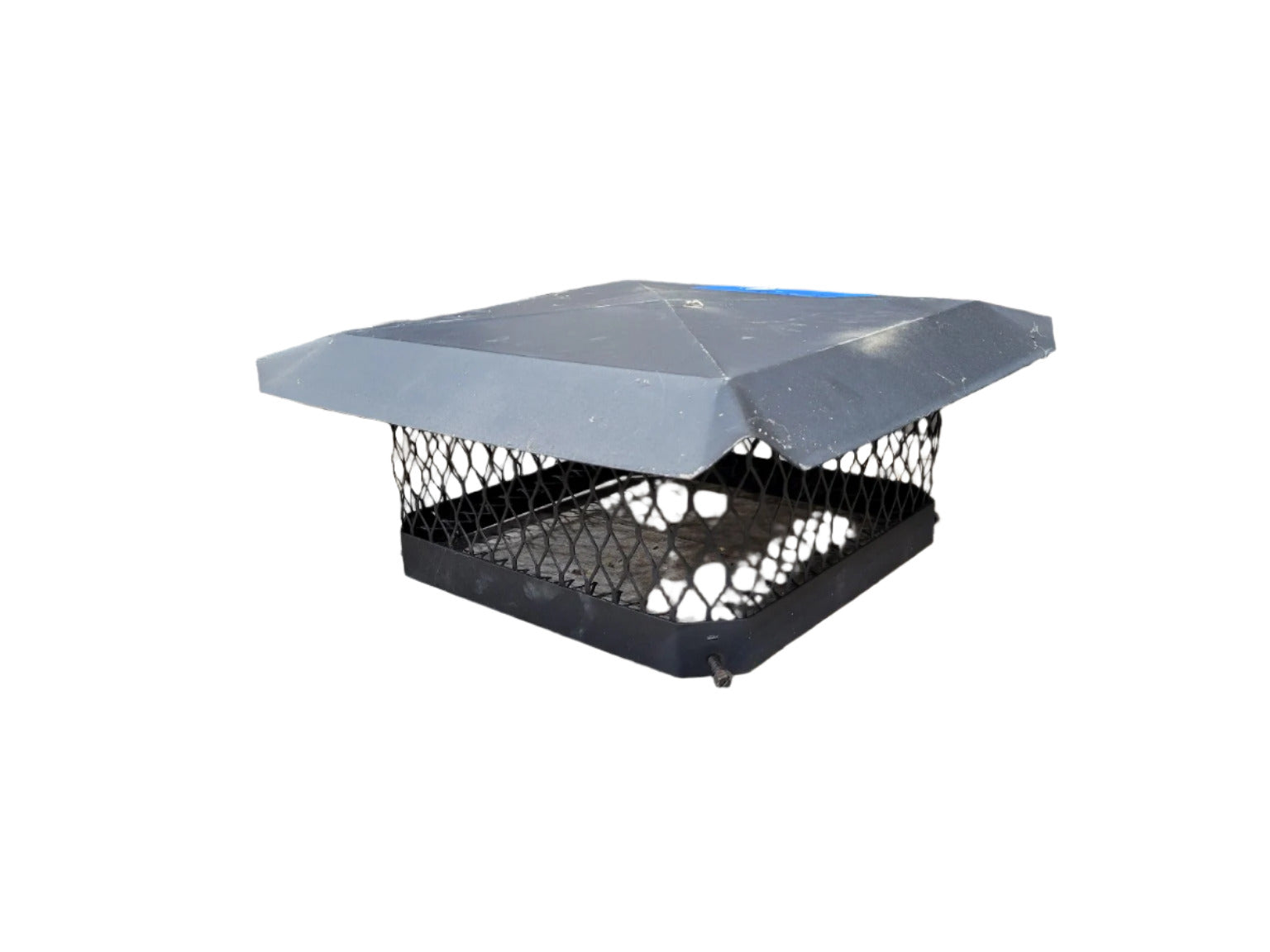 Vintage Steel Chimney Cap – 20" x 20" x 8¼"