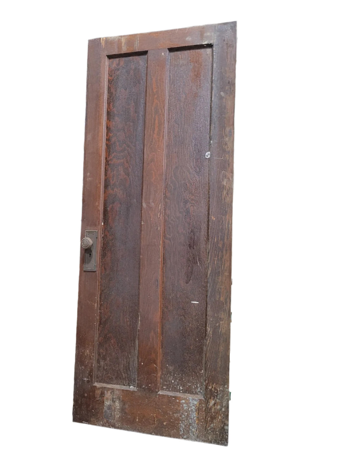 Antique 3-Panel Wood Door – 30" x 75 ¾" x 1 ½"
