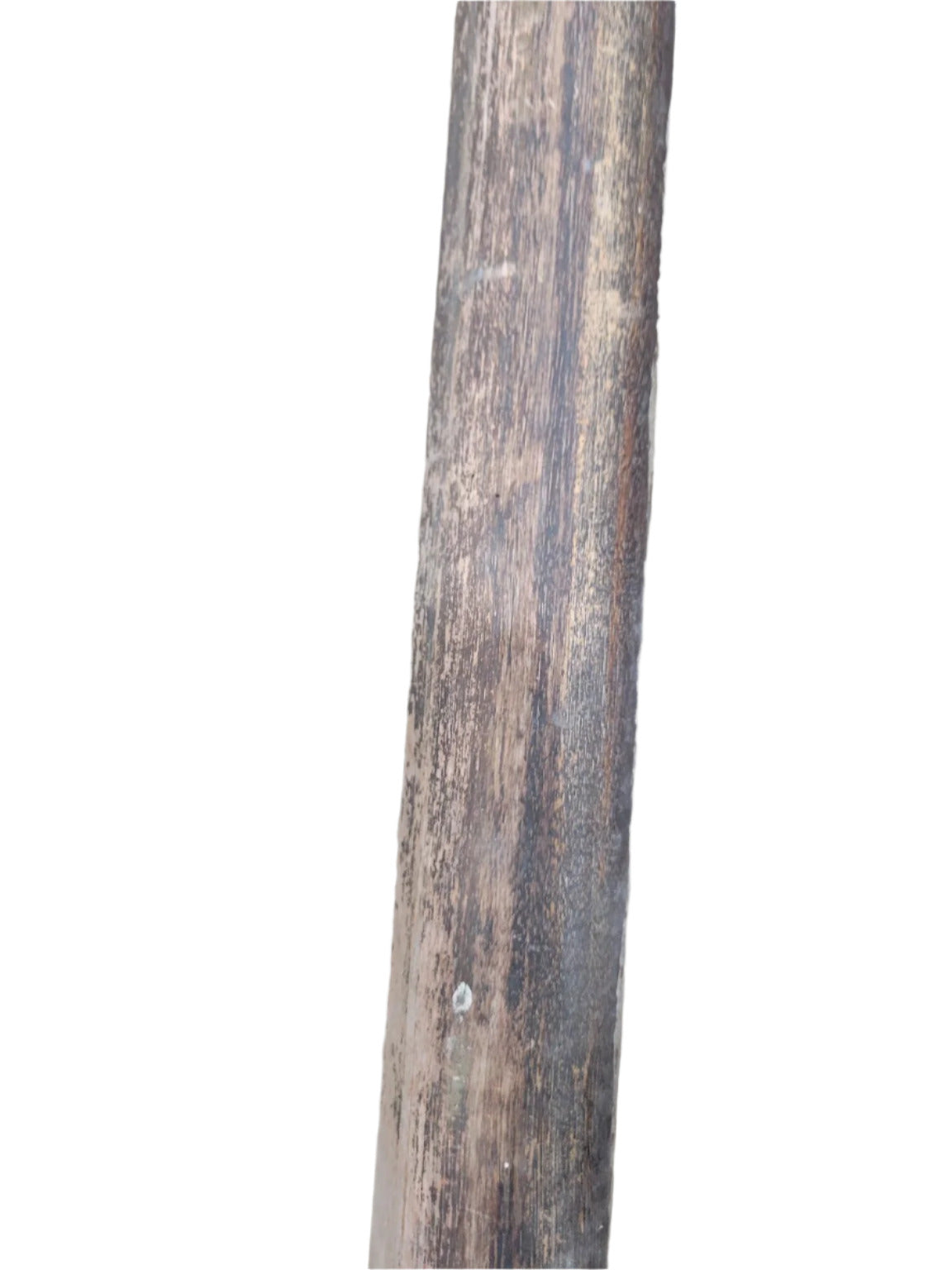 Antique Salvaged Wood Stair Railing with Cast Iron Bracket – 165 ⅝"