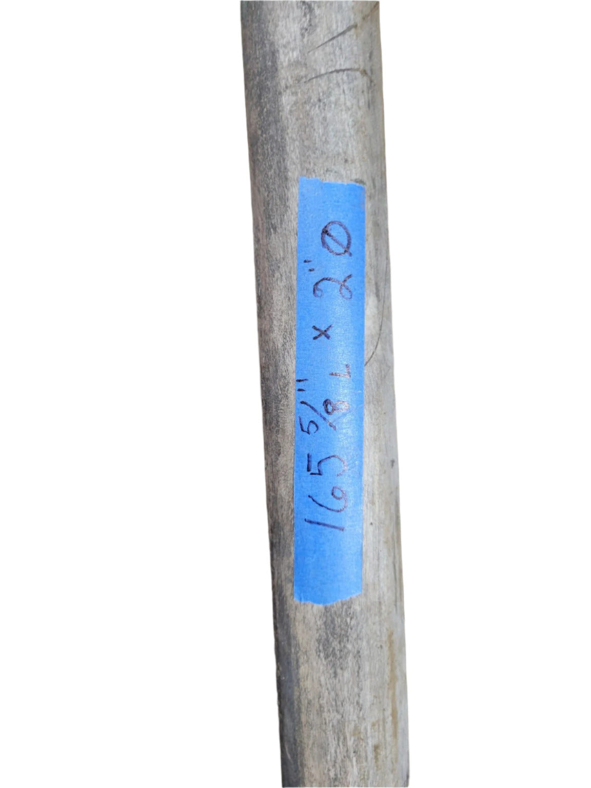 Antique Salvaged Wood Stair Railing with Cast Iron Bracket – 165 ⅝"