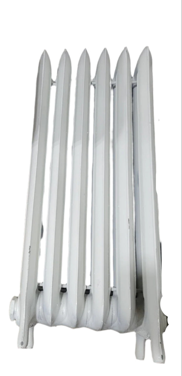 Cast Iron Steam Radiator – 6 Fin White Enamel Finish