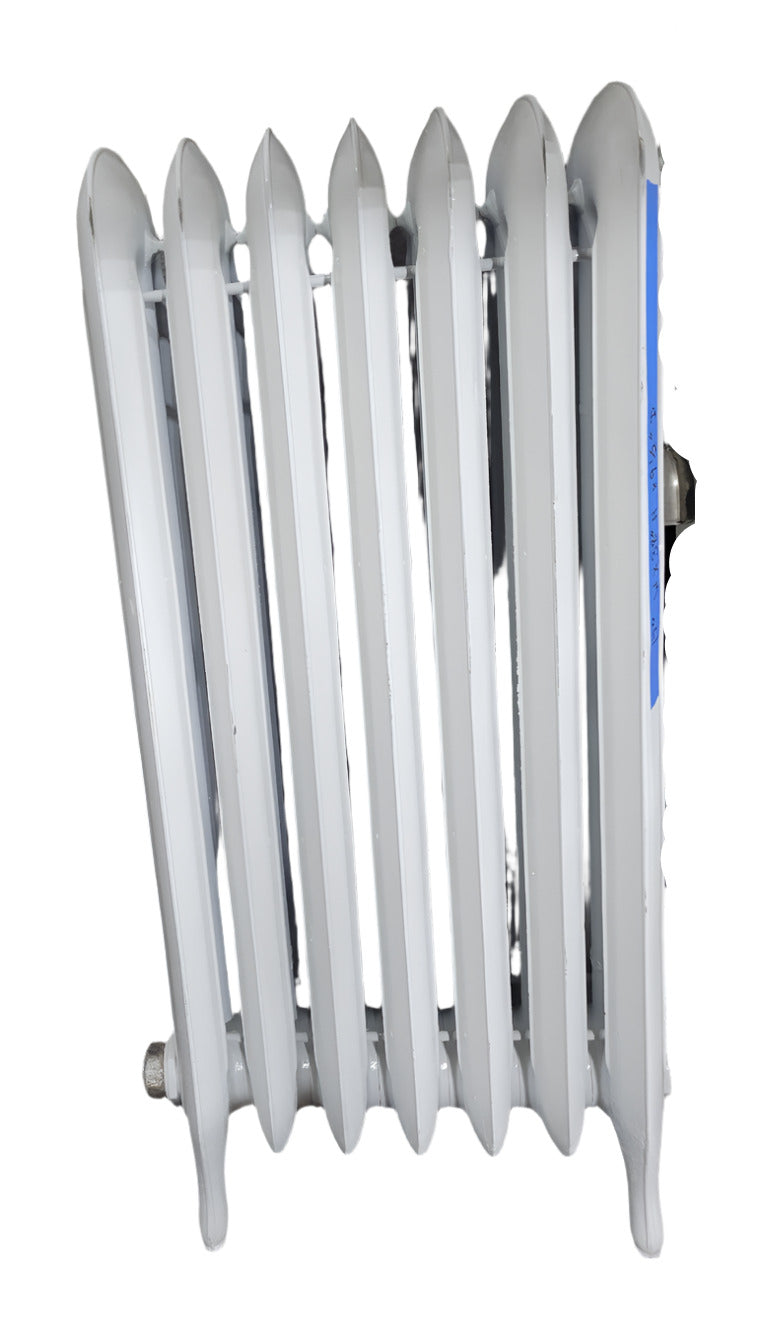 Cast Iron Steam Radiator – 7 Fin White Enamel Finish