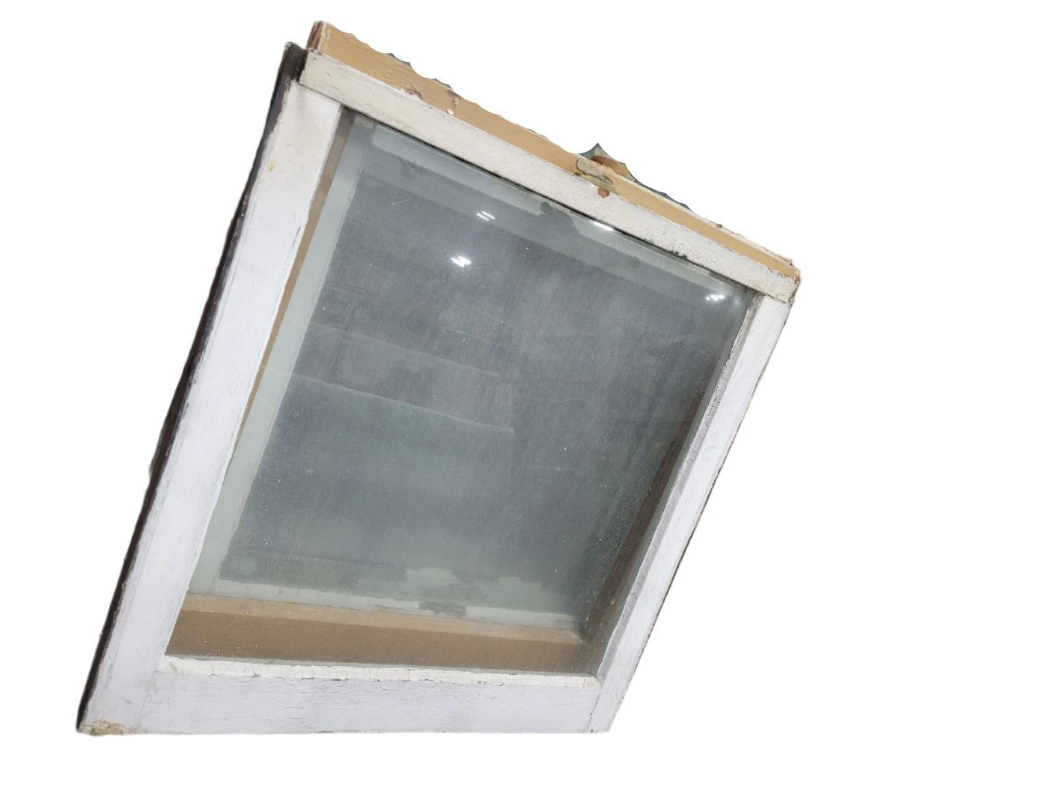 Reclaimed Single-Lite Wood Window Sash – Painted Frame