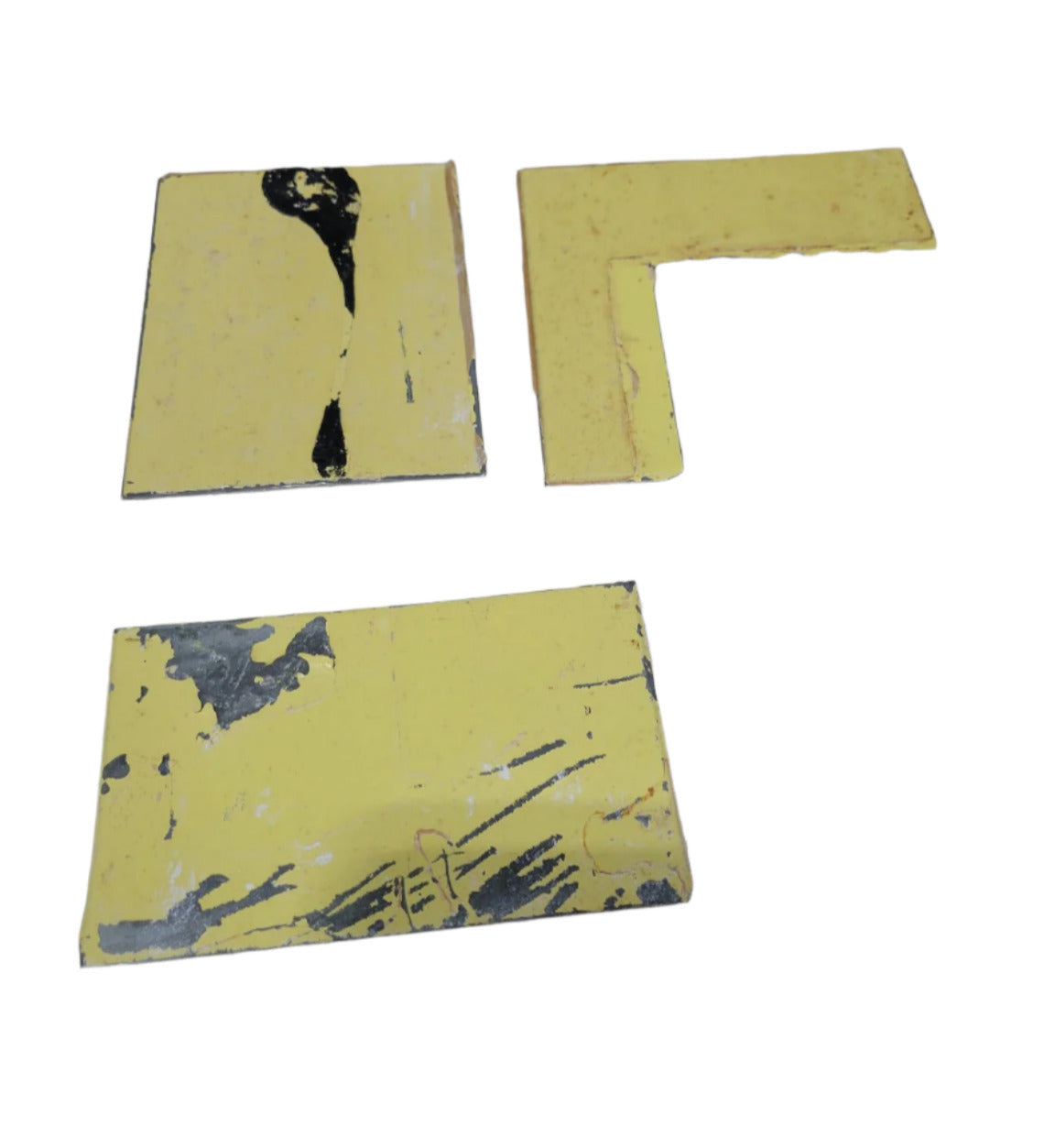 Vintage Yellow Metal Wall Tiles – 5" Square (Approx. 350 pcs  60 sq ft)
