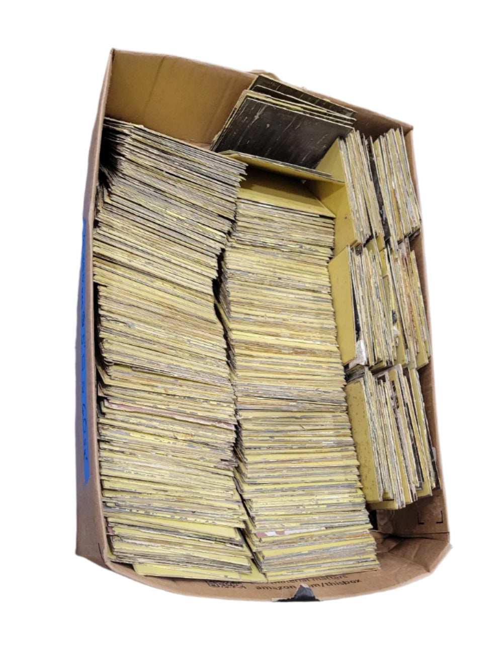 Vintage Yellow Metal Wall Tiles – 5" Square (Approx. 350 pcs  60 sq ft)